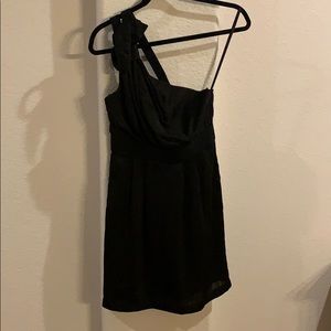 BCBG one shoulder cocktail dress
